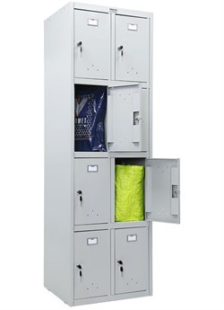 Шкаф металлический для сумок  ШМС-1 600х500х1830 1660 - фото 4518