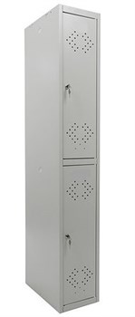 Шкаф металлический для раздевалки ШМР-1/2 300х500х1830 1671 - фото 4540