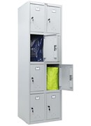 Шкаф металлический для сумок  ШМС-1 600х500х1830 1660
